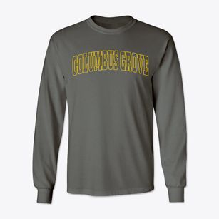 Columbus Grove Ohio Trendy Block Classic Long Sleeve T-Shirt