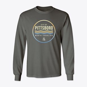 Pittsboro North Carolina Color Fade Classic Long Sleeve T-Shirt