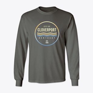 Cloverport Kentucky Color Fade Classic Long Sleeve T-Shirt