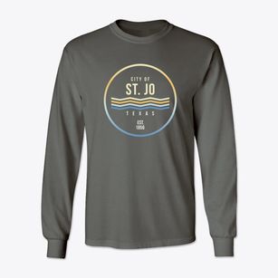 St. Jo Texas Color Fade Classic Long Sleeve T-Shirt