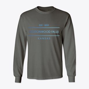 Cottonwood Falls Kansas Horizon Classic Long Sleeve T-Shirt