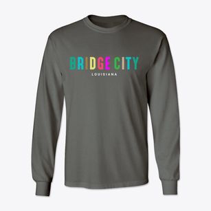 Bridge City Louisiana Color Pop Classic Long Sleeve T-Shirt