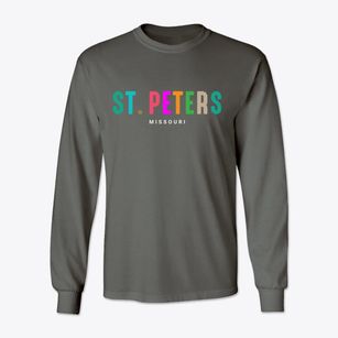 St. Peters Missouri Color Pop Classic Long Sleeve T-Shirt