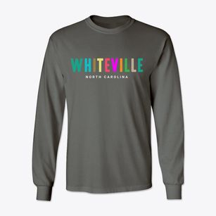 Whiteville North Carolina Color Pop Classic Long Sleeve T-Shirt