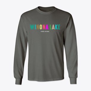 Winona Lake Indiana Color Pop Classic Long Sleeve T-Shirt