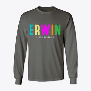 Erwin North Carolina Color Pop Classic Long Sleeve T-Shirt