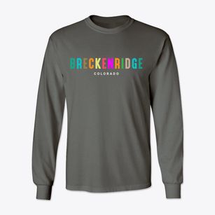 Breckenridge Colorado Color Pop Classic Long Sleeve T-Shirt
