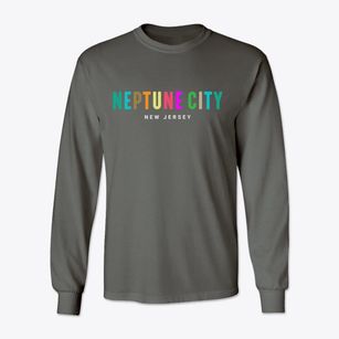 Neptune City New Jersey Color Pop Classic Long Sleeve T-Shirt