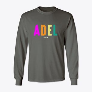 Adel Iowa Color Pop Classic Long Sleeve T-Shirt