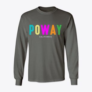 Poway California Color Pop Classic Long Sleeve T-Shirt