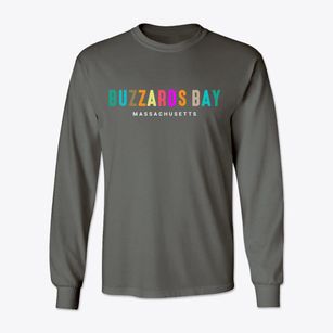 Buzzards Bay Massachusetts Color Pop Classic Long Sleeve T-Shirt