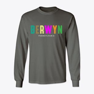 Berwyn Pennsylvania Color Pop Classic Long Sleeve T-Shirt