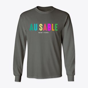 Au Sable New York Color Pop Classic Long Sleeve T-Shirt