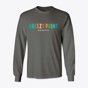 Breezy Point Minnesota Color Pop Classic Long Sleeve T-Shirt