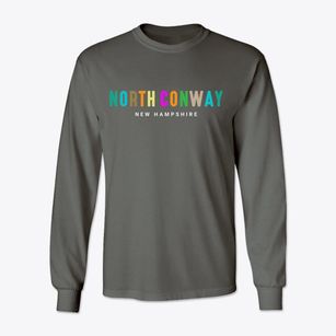 North Conway New Hampshire Color Pop Classic Long Sleeve T-Shirt