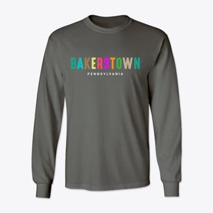 Bakerstown Pennsylvania Color Pop Classic Long Sleeve T-Shirt
