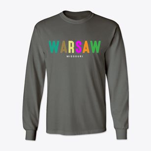 Warsaw Missouri Color Pop Classic Long Sleeve T-Shirt