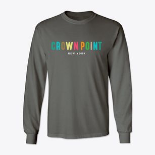 Crown Point New York Color Pop Classic Long Sleeve T-Shirt