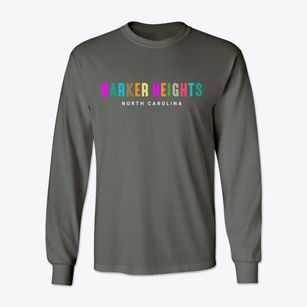 Barker Heights North Carolina Color Pop Classic Long Sleeve T-Shirt