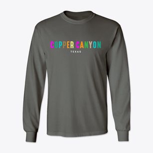 Copper Canyon Texas Color Pop Classic Long Sleeve T-Shirt