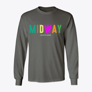 Midway Louisiana Color Pop Classic Long Sleeve T-Shirt
