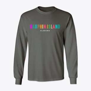 Dauphin Island Alabama Color Pop Classic Long Sleeve T-Shirt