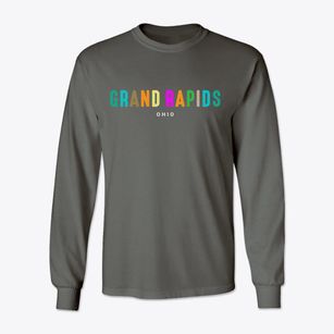 Grand Rapids Ohio Color Pop Classic Long Sleeve T-Shirt