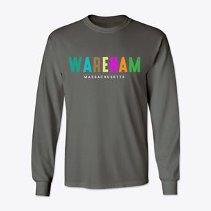 Wareham Massachusetts Color Pop Classic Long Sleeve T-Shirt