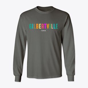 Gilbertville Iowa Color Pop Classic Long Sleeve T-Shirt