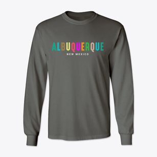 Albuquerque New Mexico Color Pop Classic Long Sleeve T-Shirt