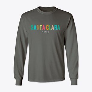 Santa Clara Texas Color Pop Classic Long Sleeve T-Shirt
