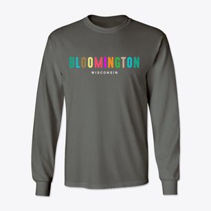 Bloomington Wisconsin Color Pop Classic Long Sleeve T-Shirt