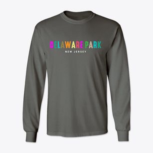 Delaware Park New Jersey Color Pop Classic Long Sleeve T-Shirt