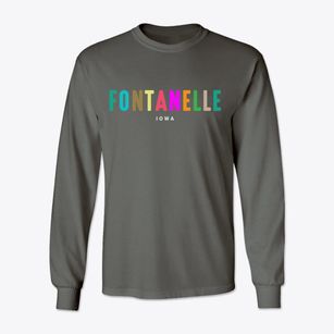 Fontanelle Iowa Color Pop Classic Long Sleeve T-Shirt