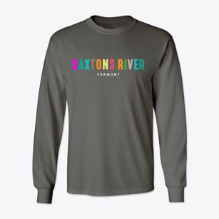 Saxtons River Vermont Color Pop Classic Long Sleeve T-Shirt