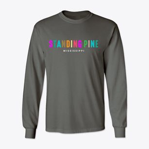 Standing Pine Mississippi Color Pop Classic Long Sleeve T-Shirt