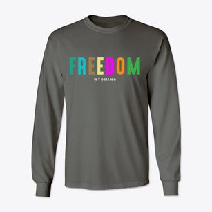 Freedom Wyoming Color Pop Classic Long Sleeve T-Shirt