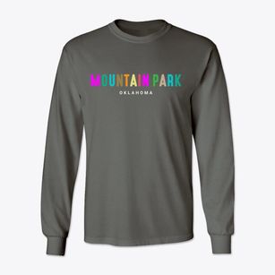 Mountain Park Oklahoma Color Pop Classic Long Sleeve T-Shirt
