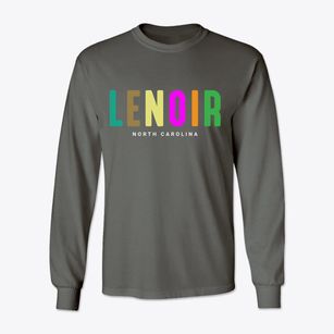 Lenoir North Carolina Color Pop Classic Long Sleeve T-Shirt