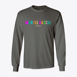 Manuel Garcia Texas Color Pop Classic Long Sleeve T-Shirt