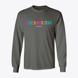 South Houston Texas Color Pop Classic Long Sleeve T-Shirt