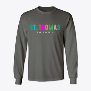 St. Thomas North Dakota Color Pop Classic Long Sleeve T-Shirt