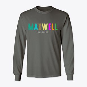 Maxwell Nebraska Color Pop Classic Long Sleeve T-Shirt
