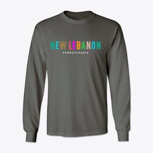 New Lebanon Pennsylvania Color Pop Classic Long Sleeve T-Shirt