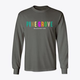 Pine Grove Washington Color Pop Classic Long Sleeve T-Shirt