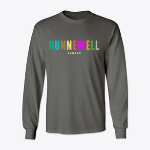Hunnewell Kansas Color Pop Classic Long Sleeve T-Shirt