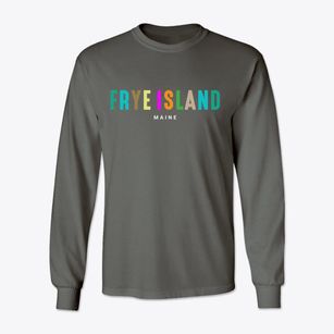 Frye Island Maine Color Pop Classic Long Sleeve T-Shirt