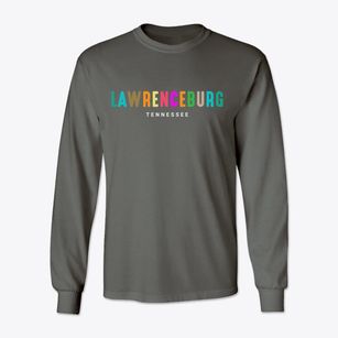 Lawrenceburg Tennessee Color Pop Classic Long Sleeve T-Shirt