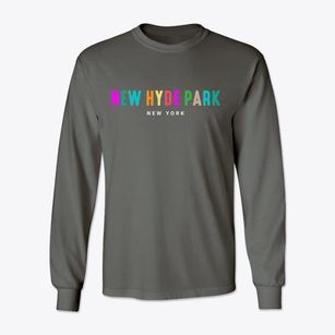 New Hyde Park New York Color Pop Classic Long Sleeve T-Shirt