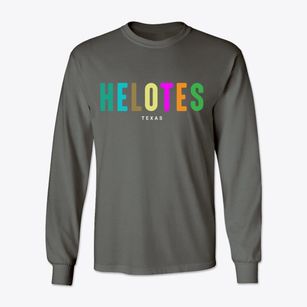 Helotes Texas Color Pop Classic Long Sleeve T-Shirt